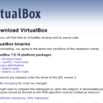 Oracle VM VirtualBox Download Page